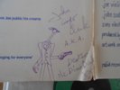 John Cooper Clarke signed self-portrait