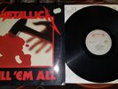 METALLICA  kill em all  LP  1983  ROADRUNNER  1st Press RED Label