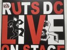 Punk LP -Ruts DC - Live On Stage 2 LP Vinyl - One Black, One White - Signed by 2