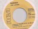 JON LUCIEN RASHIDA EP Would You believe (RCA 0038) Funk Modern Soul 45 PS LISTEN