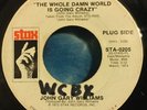 John Gary Williams 45 The Whole Damn World Is Going Crazy / Ask The Lonely PROMO