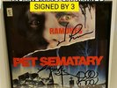 Autographed Ramones Pet Sematary Promo 12-inch LP Signed by 3-Joey,Dee Dee,Marky