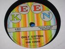 78 RPM - SAM COOKE - ONLY SIXTEEN-LET'S GO STEADY AGAIN