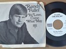 GARAGE ROCK 45 - RANDY FULLER - IT'S LOVE COME WHAT MAY w/ Pic Sleeve PROMO HEAR