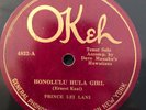 Okeh 4832 Prince Lei Lani w Mauaka's Hawaiians HONOLULU HULA GIRL 78 rpm  EE+