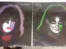 All 4 KISS  Solo Album LP & cover - Vg / G+ (***Missing Paul Stanley record***)