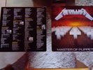 METALLICA Master Of Puppets LP ORIGINAL UK 1ST PRESSING & MERCH INSERT MFN60