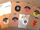 7 Norman Petty Trio 45s Vi Charlie Bee +vintage mailer Norvajak ABC Felsted Atco