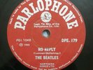ORG The Beatles india  78 RPM No Reply/Rock & Roll Music DPE 179