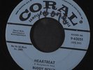 BUDDY HOLLY: Heartbeat / Well....all Right 45 (dj, blue lbl, wol) Oldies