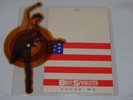 BRUCE SPRINGSTEEN Cover Me 1985 UK Shaped Picture Disc with Unused Plinth RARE