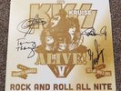 KISS KRUISE V AUTOGRAPHED ROCK AND ROLL ALL NITE VINYL