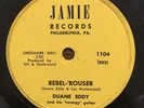 RARE ROCK N ROLL 78 - DUANE EDDY Rebel Rouser / Stalkin JAMIE 1104