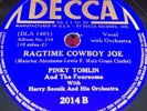 Decca 2014 Pinky Tomlin & the Foursome 78 RPM 1938 Pre-War Country Record E E+