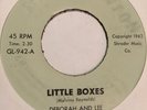 Folk 45 DEBORAH AND LEE No Place To Go FENTON Little Boxes HEAR