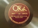 CHARLES NABELL The Preacher Made Us One/The Leaves Came Drifting Down OKEH 40262