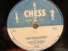 rockabilly 78 RPM CHUCK BERRY Maybellene CHESS VG Wee Wee Hours