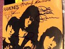 RAMONES BABY I LOVE YOU HIGH RISK INSURANCE 45 SIGNED AUTOGRAPHED BY ALL 4 P/S