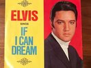Elvis Presley Yellow Label Promo 45 PS If I Can Dream/Edge Of Reality VGC