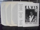 Elvis Presley: The Live Years Original 3 Vinyl LP Italian Release from 1986