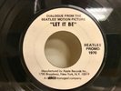 BEATLES ORIGINAL 1970 LET IT BE DIALOGUE ONE SIDED PROMO 45 DJ  APPLE NM-