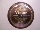 BELLE BAKER   VICTOR  19436   HARD HEARTED HANNAH / SWEET LITTLE YOU 