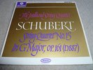 SAX 2535 T/S ED1 SCHUBERT STRING QUARTET N)15 IN G JULIARD