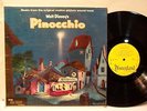Walt Disney's Pinocchio  Orig 1956 Yellow Labels Disneyland RARE Soundtrack
