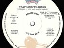 TRAVELING WILBURYS -End Of The Line- 1988 CANADIAN PROMO 45  THE BEATLES  Canada