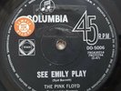 THE PINK FLOYD - SEE EMILY PLAY - ORIGINAL OZ COLUMBIA PROMO SAMPLE 45 - BARRETT