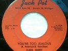 Northern Soul - Clara Hardy - You're Too Jealous - US