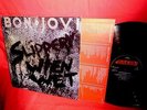 BON JOVI Slippery when wet LP 1986 ITALY MINT- First Pressing Inner
