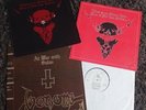 VENOM Orig. Vinyl LP AT WAR WITH SATAN Neat1015 NWOBHM Black Metal RARE Inserts