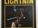 LIGHTNIN' HOPKINS IN New York   1985 CANDID LP   ITALIAN PRESS   TEXTURED COVER