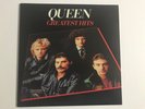 Queen - Greatest Hits - Used Promo LP - Promo Info Gold Embossed - White Label