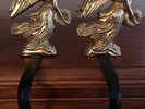 Virginia Metalcrafters Williamsburg Brass Christmas Stocking Hanger Angels- 2