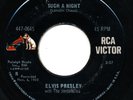 Elvis Presley 45 Black Label SUCH A NIGHT Never Ending 447-0645 RCA Dog on Side