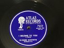78 RPM Fi-Tones Quintette ATLAS 1055 I Belong To You / Silly & Sappy DOO WOP N-