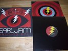NEW RARE Pearl Jam 1st PRESSING Lightning Bolt STICKERS 180 GRAM & FIXED 12