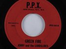 Instrumental Surf Exotica 45 JERRY & LANDSLIDES Green Fire P.P.X. HEAR