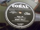 Buddy Holly Rave on / Take your Time Coral 78 RPM Classic Rock`n`Roll Excellent