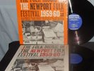 NEWPORT FOLK FESTIVAL 1959-60 VOL.1&2 VA FOLKWAYS W/INSERT NM SHRINK VPI NR