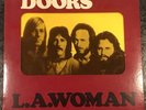 *ORIGINAL WINDOW COVER* THE DOORS LA WOMAN LP VG+/VG+ EKS 75011 + CROSS INNER