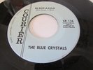 THE BLUE CRYSTALS  OHIO GARAGE 45 ON COURIER LABEL BE-BOP-A-LULA / HEY BABY