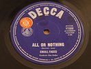 Small Faces All or nothing/Understanding  OZ Decca label sample promo 45 EX