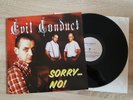 Evil Conduct - Sorry... No  LP Knock Out Records 2000 oi punk skinhead