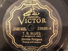 Victor 23535 Jimmie Rodgers T.B. BLUES / Mississippi River Blues 78 rpm EE+ 1930
