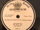 King 1063 Don Reno-Red Smiley (Promo) DRIFTING WITH THE TIDE 78 rpm Bluegrass E