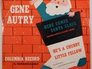 GENE AUTRY Here Comes Santa Clause COLUMBIA 78 with sleeve