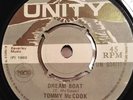 TOMMY MCCOOK Dream Boat Tommys Dream UNITY UN534 1969 Reggae Vinyl 7” NM